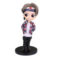 BTS Model Toy Cartoon Shape Exquisite Desktop Ornament Bangtan Boys Group Doll Figure Birthday Gift - toys for boys. 