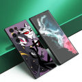 Anime H-Helluva Boss Phone Case For Samsung Galaxy S23 S21 S20 FE S24 S22 Ultra S10E S10 S9 S8 Plus Black Silicone Cover. 