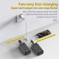 ASPOR A317 30000mAh  22.5W High Speed Built in Cable Power Bank. 