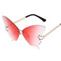 Gradient Colour Butterfly Sunglasses Oversized Large Frame Trendy Fashion Sunglasses Women's Stylish Gradient Sunglasses for Outdoor Casual Wear Fashion Accessory Eye Safety Female Audience. 