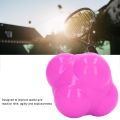 Reaction Ball Rubber Bright Color Hex Reaction Trainer Ball For Improving Ha. 