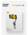 AOCHUAN Smart X Pro 3-Axis Foldable Handheld Gimbal Stabilizer with Fill Light Wireless Charging For Smart Phone Action Camera. 