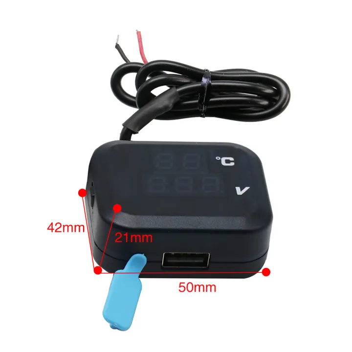 %E3%80%90Miga%20Plaza%E3%80%91ZSDTRP%20Moto%20Universal%20KOSO%20Motorcycle%20Voltmeter%20Temperature%20Voltage%20Display%20Gear%20Indicator%20With%20USB%20Charge%202%20in%201%20-%20Image%205