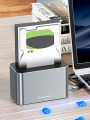 New style Hard Drive Dock SAS To USB 3.0 Adapter Support Up To 20TB 2.5 3.5 Inch SATA HDD SSD Reader for 2.5/3.5 Inch SATA/SAS HDD SSD. 