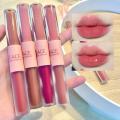 1pcs Double Head Waterproof Lip Gloss Matte Velvet Lipgloss Long Lasting Lips Glaze Red Tint Liquid Lipstick Korean Makeup. 