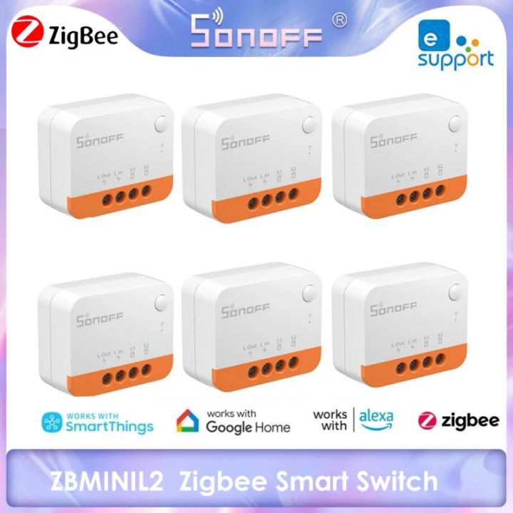 View of SONOFF Zigbee Extreme ZBMINI2 Snzb 02p Intelligent Switch No Neutral ...