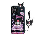 Kuromi Case Tecno Spark Go Go 2020 Go 2022 Go 2023 Go 2024 Go Plus K7 Pro Pro K8 Phone Case Fashion Cartoon Cute Kuromi with Lanyard Stand Holder Soft Silicone Rubber Shock-proof Back Cover. 
