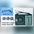 ASR Mini FM Radio 4 Bands  - ASR-333. 