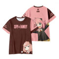 Hot spy X family T-shirts anime girl Anya larger 3D print streetwear men women fashion oversized T shirt kids tees tops clothing. 