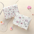 Pink Women Wallet Student Large Capacity Floral Card Holder Bow Tri-Fold Coin Purse for Girls Students Use School Gift. 