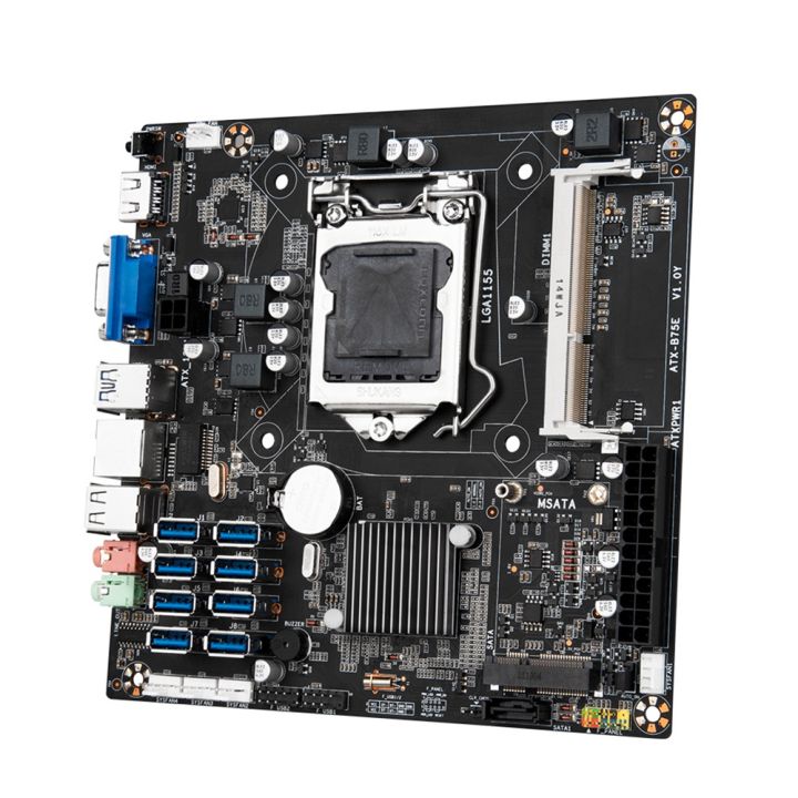 B75E%208%20Card%20BTC%20Mining%20Motherboard+G630%20CPU+SATA%20Cable%20B75%20Chip%20LGA1155%20DDR3%20RAM%20MSATA%20ETH%20Miner%20Supports%208%20USB3.0%20Ports%20-%20Image%205