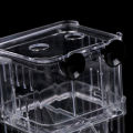 Double-Deck Clear Fish Breeding Isolation Box Aquarium Fish Tank Hatching House Sunlight Mall. 