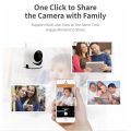 Baby Monitor, 360 Degree Wireless Camera, 1080P Home Security Camera With Night Vision Function, Two-Way Communication Audio, Motion and Sound Detection. 