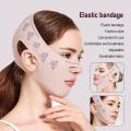 【HOT】 Double-Deck Face Slimming Bandage Face Lifting Belt V Line Face Slimming Strap Double Chin Tightener Slim Strap Facial Mask Tool. 