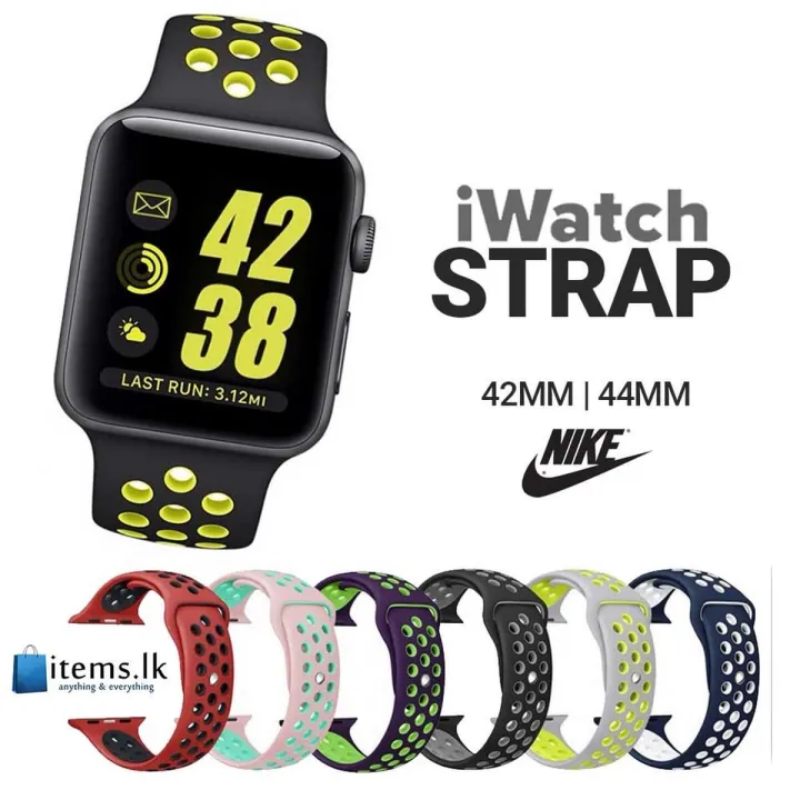 Apple Watch Nike Design Sports band Series 6 5 4 3 2 1 SE band iWatch strap 42mm 44mm