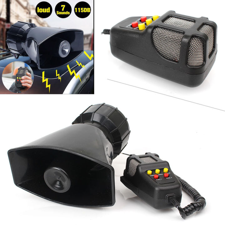 Vip Horn Car Auto Vehicle Truck 5 Sound Tone Loud VIP Horn Siren Police Firemen ...