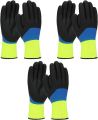 1 Pairs Pack - Latex Coated 100% Cotton - Work Safety Gloves. - For all Types of Home Work Material Handling General Maintenance Construction Work.. 