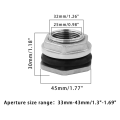 Water Tank Connector Water Pipe Connector Adapter Bulkhead Fitting SUS304 Stainless Steel Thru-Bulk Fitting for Rain Barrels,Aquariums 3/4inch. 