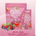 Manee Gluta Collagen Pink 30 Sachets Collagen Drink for Skin, Hair, and Nail Nourishment . Clear, radiant Skin, Strong Nails, and Healthy Hair. Nourishes White, Clear Skin: skin clarity and Brightness.Strengthens Nails,healthy hair growth Zero Fat & Sugar. 