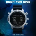 NORTH EDGE Digital Dive Watch for Men 100M Waterproof Dive Computer Watch with Compass Altimeter Barometer. 