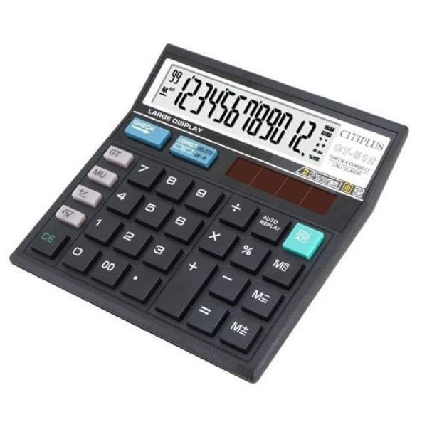 Big Numbers 12 Digit Electronic Calculator PRESICALC