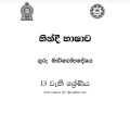 Hindi language Teachers Guide (2018) G 13- Sinhala Medium. 
