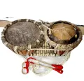 Kohomba Tammattama (කොහොඹ තම්මැට්ටම) High Quality Pansal with kadippu Pair Srilankan Traditional Drum Thammattama Instrument For Events, ceromony Sri Lanka Tammattama Drum and percussion instrument Thammettama tammattam thammattam kohoba kandy musical hub. 