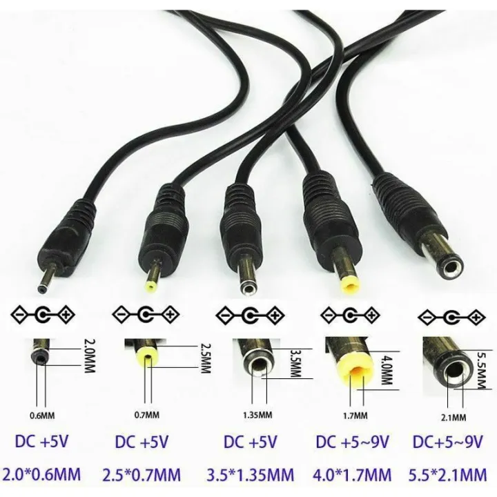 USB%20Connector%20DC%205V%20Charger%20Power%20Cable%20Adapter%20Cord%20A%20Male%202.0-5.5mm%20to%200.6-2.5MM%20-%20Image%204