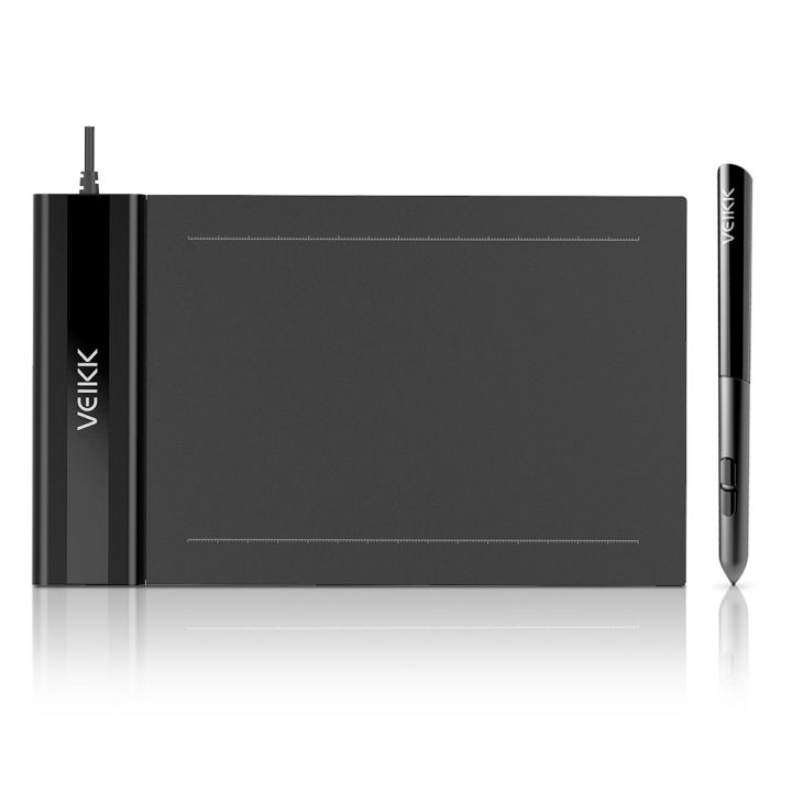 HXSJ%20Veikk%20S640%20Di-Gital%20Graphics%20Drawing%20Tablet%206*4%20Inch%20Pen%20Tablet%20With%208192%20Levels%20Pressure%20Passive%20Pen%205080%20Lpi%20One-Touch%20Eraser%20Hand%20Painted%20Tablet%20-%20Image%208