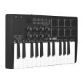 M-VAVE 25-Key MIDI Control Keyboard Mini Portable USB Keyboard MIDI Controller - black. 