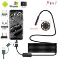 1m Wire Mini Endoscope Camera 5.5mm Lens for Android Type-C/USB Borescopes Waterproof Led Lighting Inspection Camera. 