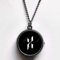 Arknights Flip Cover Timepiece Pocket Watch Rotatable Surface Necklace Style Creative Hanging Watch. 