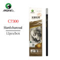 Charcoal/Carbon Pencil 12pcs Soft/Medium/Hard/Extra-soft Drawing Charcoal Pens Art Supplies C7300. 