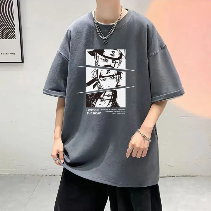 Naruto%20Clothes%20Short%20Sleeve%20MaleTT-shirt%20Anime%20Print%20Two-Dimensional%20Casual%20All-Match%20Loose-Fitting%20plus%20Size%20Half-Length%20Sleeves%20Top%20-%20Image%202