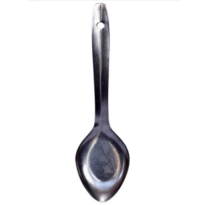 12 Pcs Stainless Steel Donga Curry Spoon Silver (Large No.2 Quality)