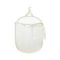 Bathroom Laundry Sorting Basket Frame Mesh Storage Bag Foldable Laundry Organizer Cloth Bucket with PVC Handle for Home. 