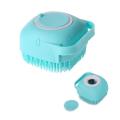 Silicone Shower Brush with Soap Dispenser,Ultra Soft Exfoliating Silicone Body Scrubber Bath Brush for Skin Exfoliation. 