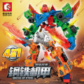 Senbao shapeshifter robot is compatible with LEGO bricks, children's King Kong puzzle, steel mecha, build Autobot toys. 