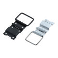 2Pcs Metal Support Hinges 6 Holes Flight Case Tool Box Wooden Cabinet Door Lockers Furniture Hinge Toolbox Suitcase Fitting. 