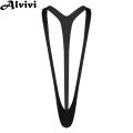 Mens One-Piece Mankini Swimwear Solid Color Stretch Bodysuit G-String Swimsuit Monokini Beach Pool Party Bathing Suit Beachwear. 