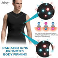 Summer Men Shapewear Ionic Shaping Vest Sleeveless Shirt Tight Compression Shirts Tank Top Body Shaper Breathable Ice Silk Vest. 