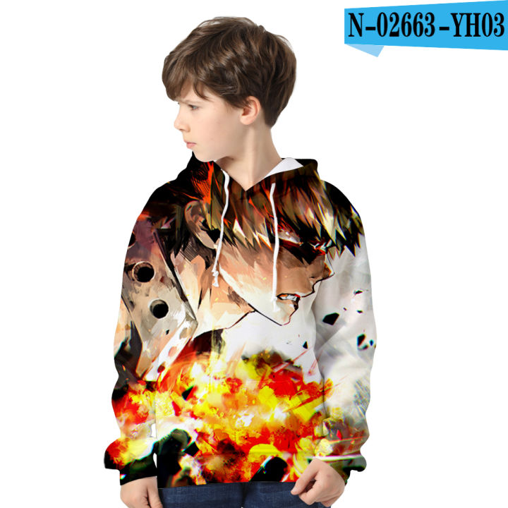 Anime Children's Hoodies 3-14 Years Old Children Anime Hoodie
