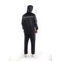 Safety Reflective Raincoat Rain Pants Suit Traffic Construction Sanitation Workers Split Raincoat Men Outdoor Waterproof. 