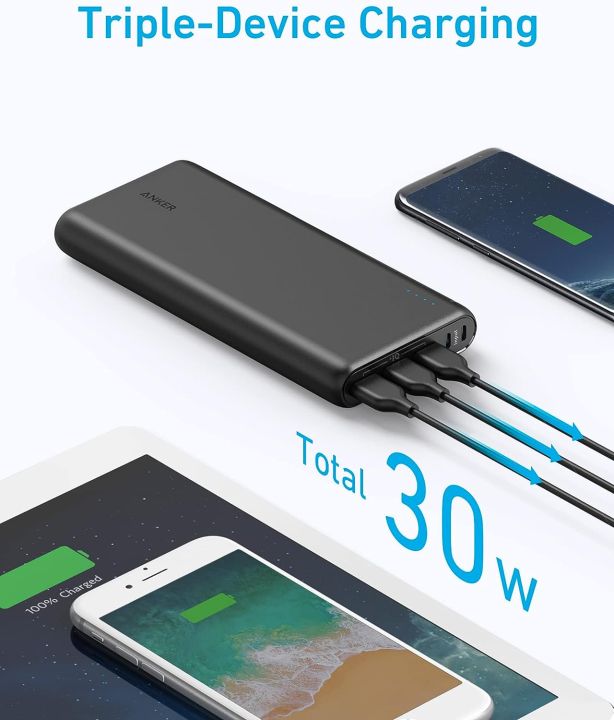Anker%20337%20Power%20Bank%20(PowerCore%2026K)%20Portable%20Charger,%2026800mAh%20External%20Battery%20with%20Dual%20Input%20Port%20and%20Double-Speed%20Recharging,%203%20USB%20Ports%20for%20iPhone,%20iPad,%20Samsung,%20Android%20and%20Other%20Devices%20(%201%20Year%20Warrenty)%20-%20Image%205