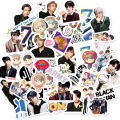 20/40/60pcs BTS Stickers KPOP Music Korean Boys Band Stickers for Laptop Scrapbook Journal Kids Girls Boys Stickers. 