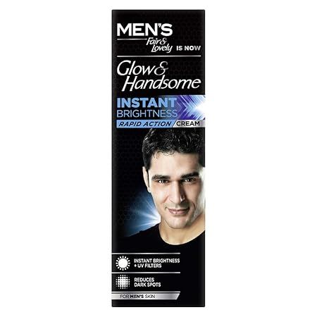 men's Fair & Lovely Glow & Handsome Instant Brightness Cream - 50 Grams Cream