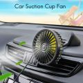 Universal Large Wind Three Speed Control USB Suction Cup Fan 12V 24V. 