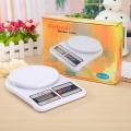 SF-400 10kg/1g Electronic Digital LCD Display Household Weighing Kitchen Scale High Precision Home Weight Scale 1g to 10 Kg Food Cake Sweets Rice Tomato Potato Garlic Grocery Items Gold Diamond Jewellery Courier Package And Etc. 