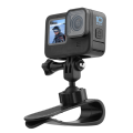 1 PCS Action Camera Car Sun Visor Mount Action Camera Accessories Black Plastic for ACTION 4 X3 with 1/4 Inch Adapter. 
