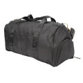 Travel Duffel Bag Black Multiple Pockets Lightweight Wear Resistant Dry Wet Separation High Capacity Sports Gym Bag Portable for Travel. 